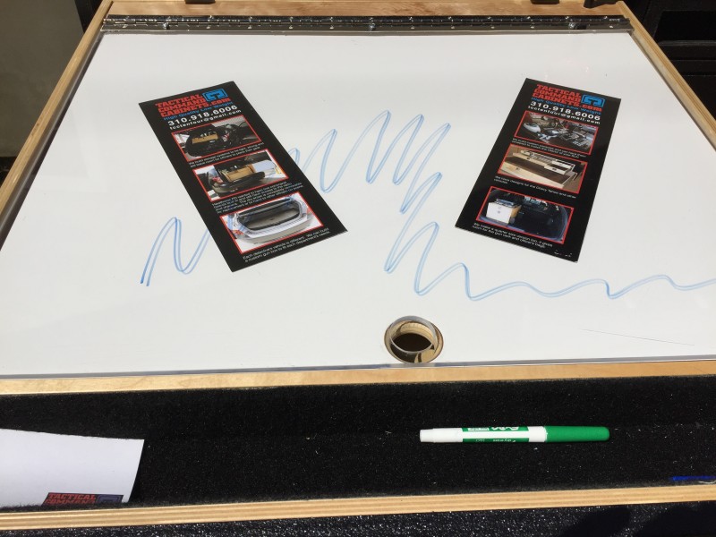 Police Map Drawer and dry erase board