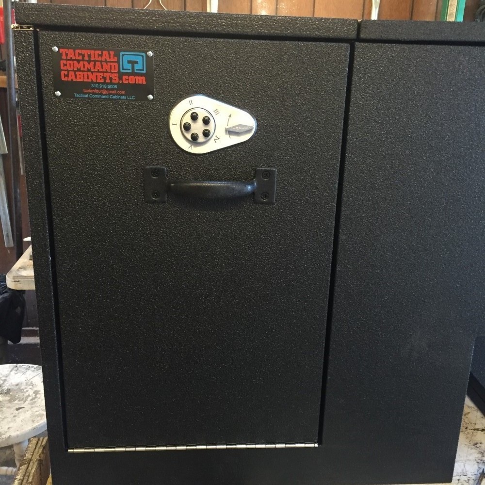 Drop down door quick equipment access